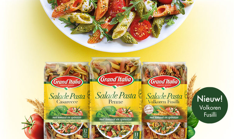 Maak pastasalades met Grand’Italia | Bekijk producten