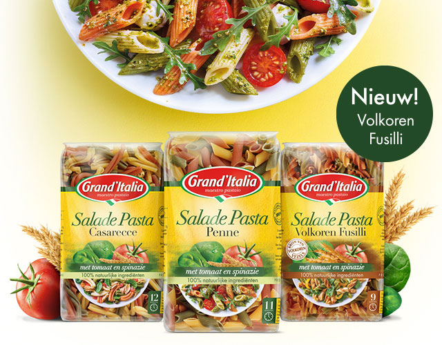 Maak pastasalades met Grand’Italia | Bekijk producten