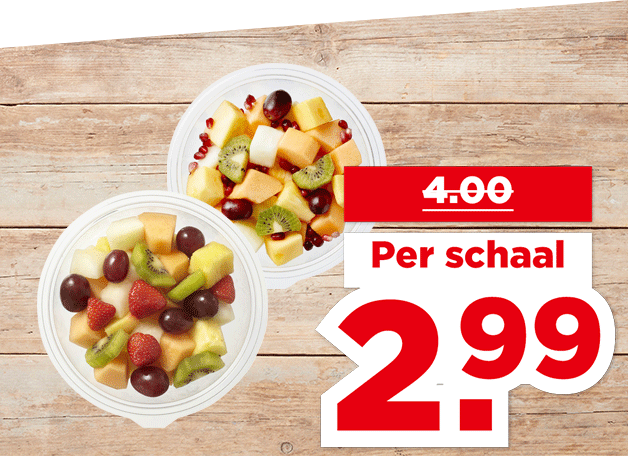 PLUS Vers gesneden fruit salade | Bekijk aanbieding