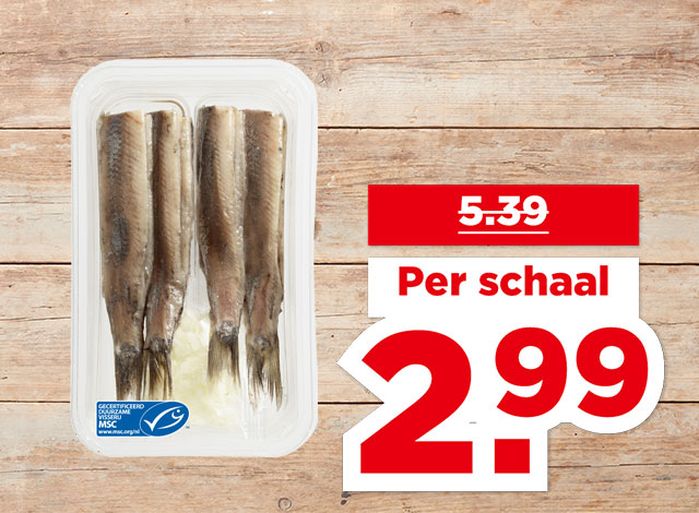 PLUS Hollandse nieuwe met ui | Bekijk aanbieding