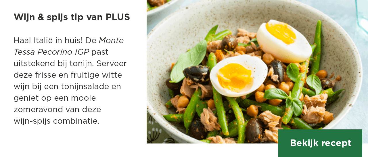 Wijn & spijs tip van PLUS | Bekijk recept