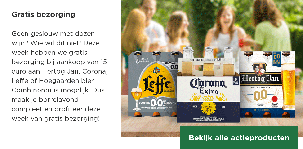 Gratis bezorging | Bekijk alle actieproducten