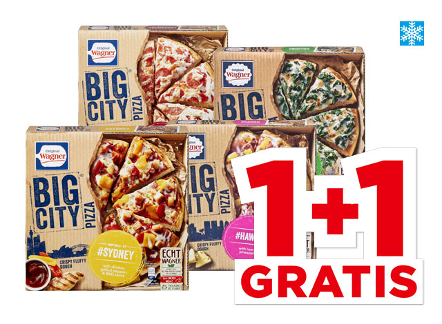 Alle Wagner Big city pizza’s | Bekijk aanbieding