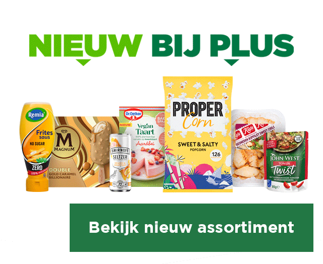 Nieuw bij PLUS | Bekijk nieuw assortiment