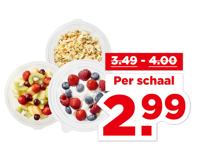 PLUS Salades of yoghurt fruitmix | Bekijk aanbieding
