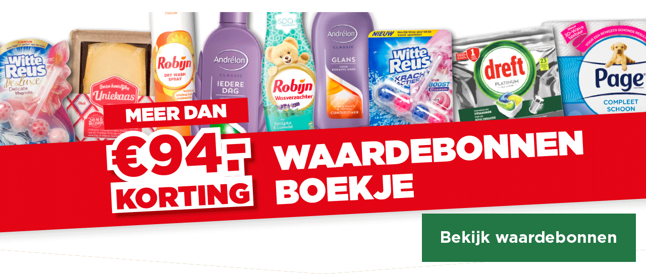 Waardenbonnenboekje | Bekijk waardebonnen