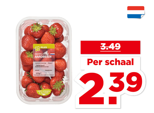 PLUS Nederlandse Aardbeien | Bekijk aanbieding