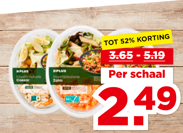 Alle PLUS Maaltijdsalades | Bekijk aanbieding