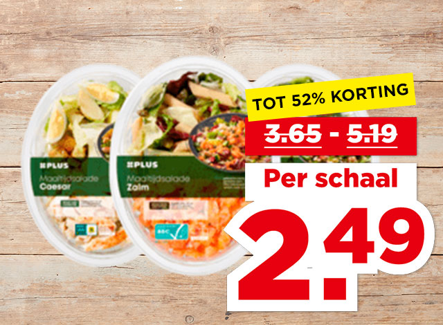 Alle PLUS Maaltijdsalades | Bekijk aanbieding