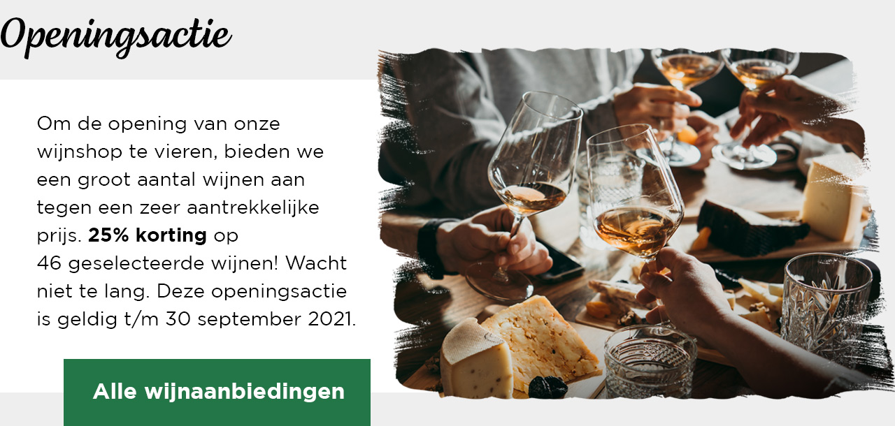 Openingsactie | Alle wijnaanbiedingen