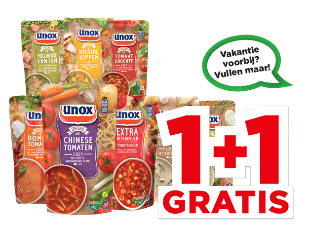 Unox Soep in zak | Bekijk aanbieding