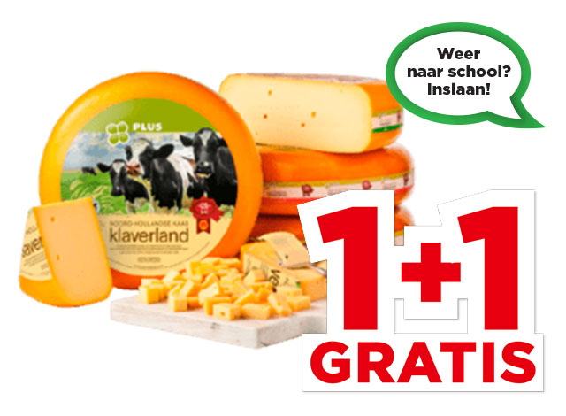 PLUS Klaverland Kaas stuk 48+ | Bekijk aanbieding