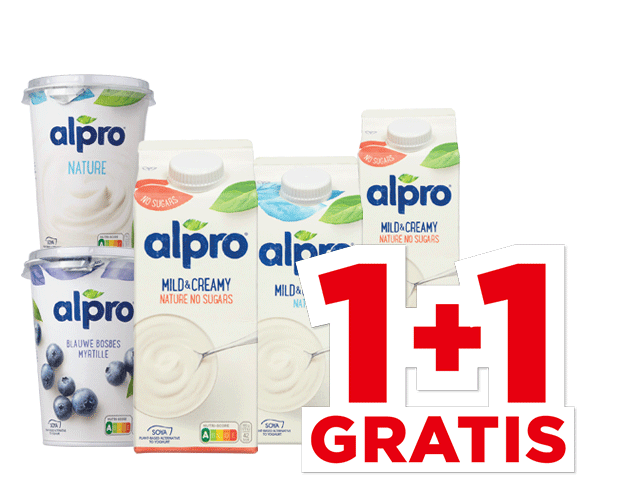 Alle Alpro Plantaardige variatie op yoghurt of kwark | Bekijk aanbieding