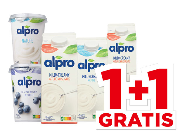Alle Alpro Plantaardige variatie op yoghurt of kwark | Bekijk aanbieding