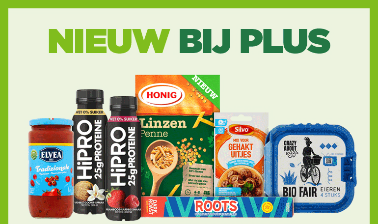 Nieuw bij PLUS! | Bekijk producten