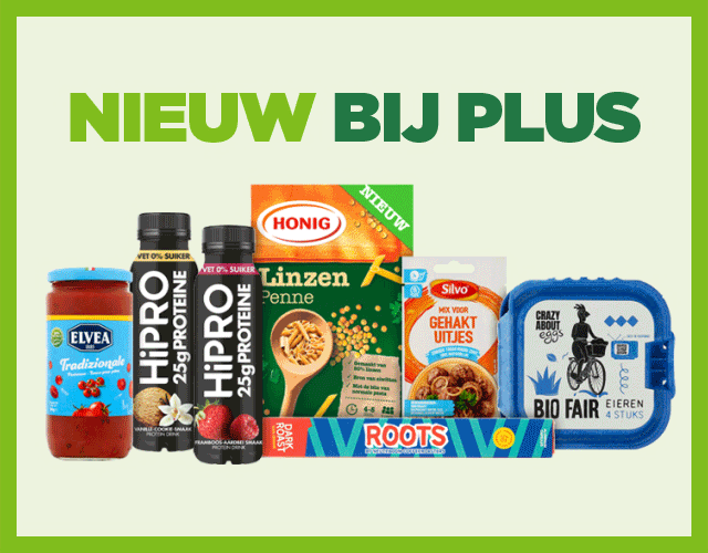 Nieuw bij PLUS! | Bekijk producten