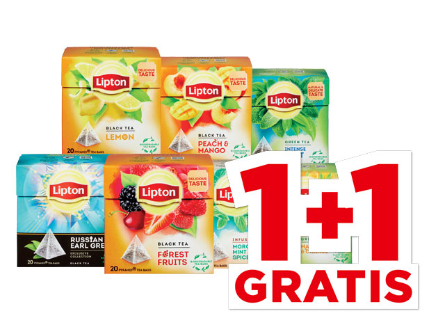 Lipton Pyramids 1-kops thee | Bekijk aanbieding