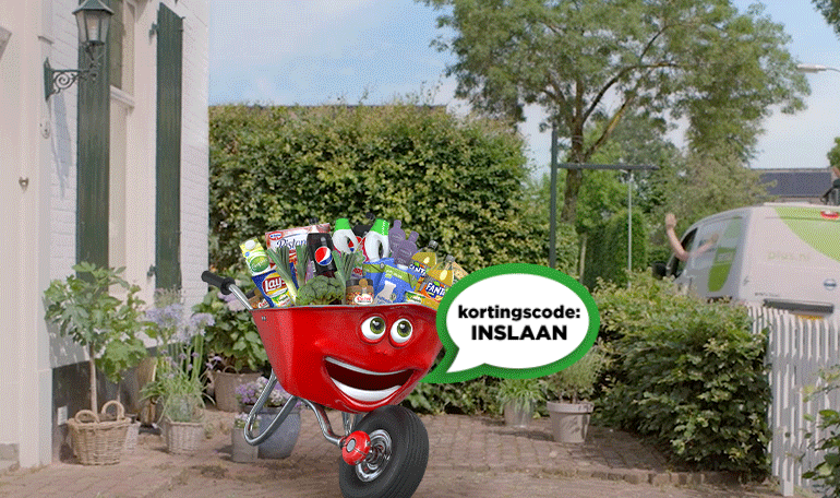 Nu je boodschappen gratis thuisbezorgd! | Start je bestelling