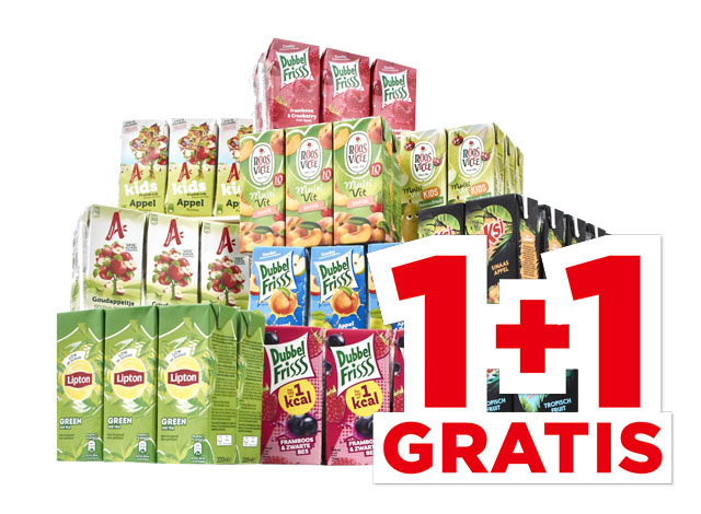 Dubbelfrisss, Taksi, Appelsientje, Roosvicee of Lipton | Bekijk aanbieding