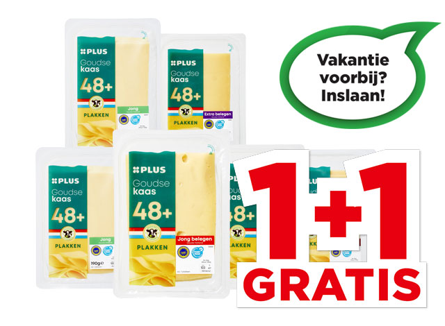 PLUS Goudse Kaas plakken 48+ | Bekijk aanbieding