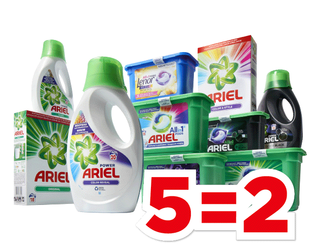 Ariel of Lenor Wasmiddel | Bekijk aanbieding