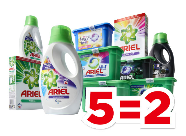 Ariel of Lenor Wasmiddel | Bekijk aanbieding