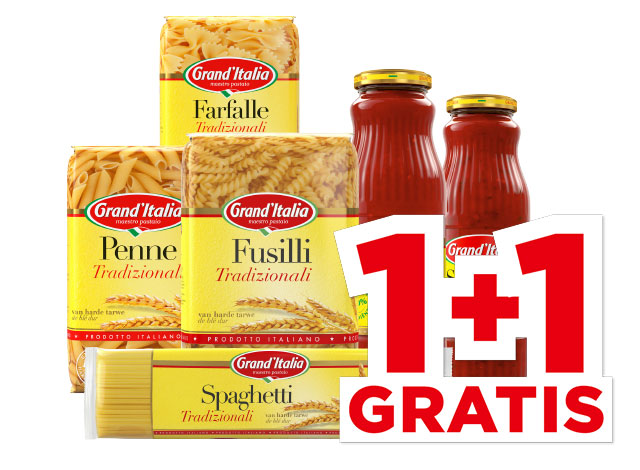 Grand’Italia Pasta tradizionali of sugocasa | Bekijk aanbieding