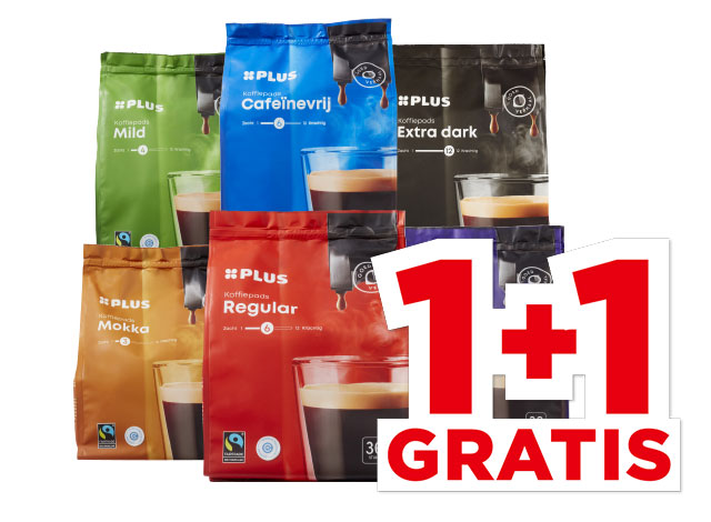 PLUS Koffiepads | Bekijk aanbieding