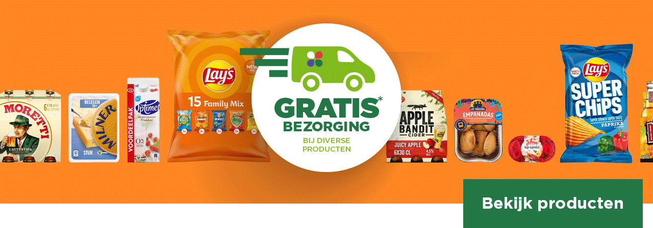Gratis bezorging bij diverse producten | Bekijk producten