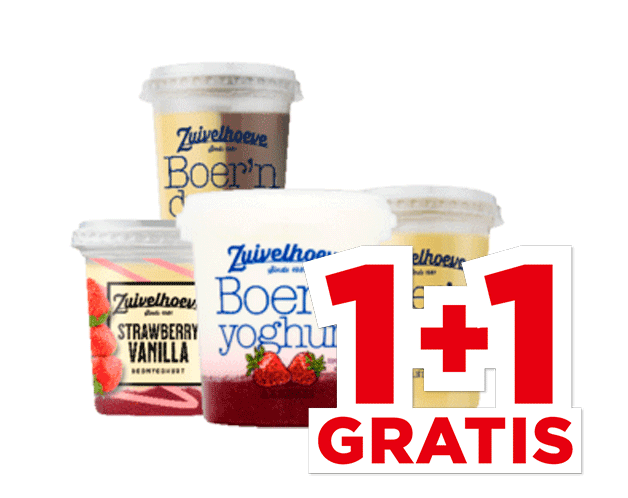 Zuivelhoeve Boer’n yoghurt, vla of roomyoghurt | Bekijk aanbieding