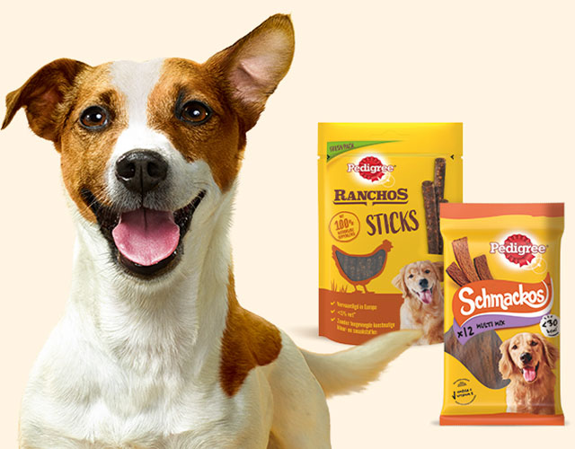 Dierendag vier je met PEDIGREE® snacks | Probeer nu