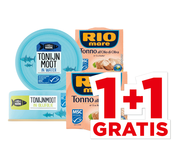 Rio Mare Tonijn in olijfolie of Vis Marine Tonijnmoot | Bekijk aanbieding