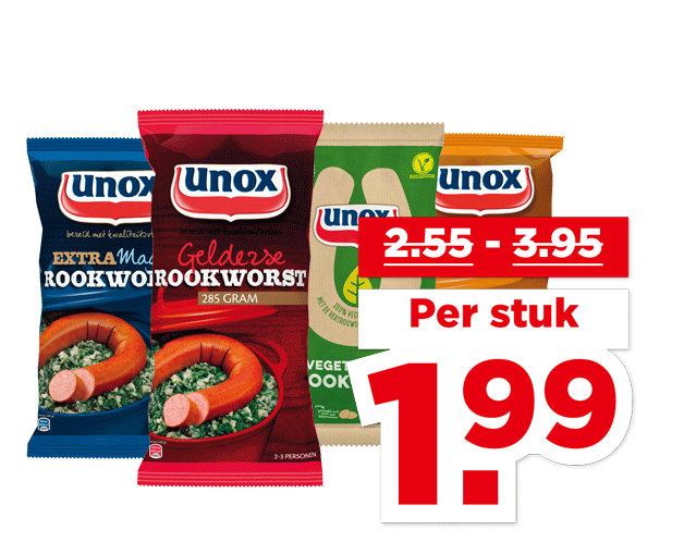 Unox Rookworst | Bekijk aanbieding