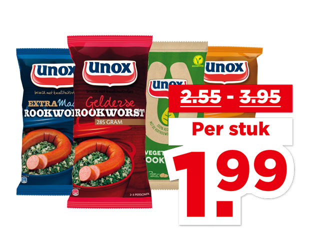 Unox Rookworst | Bekijk aanbieding