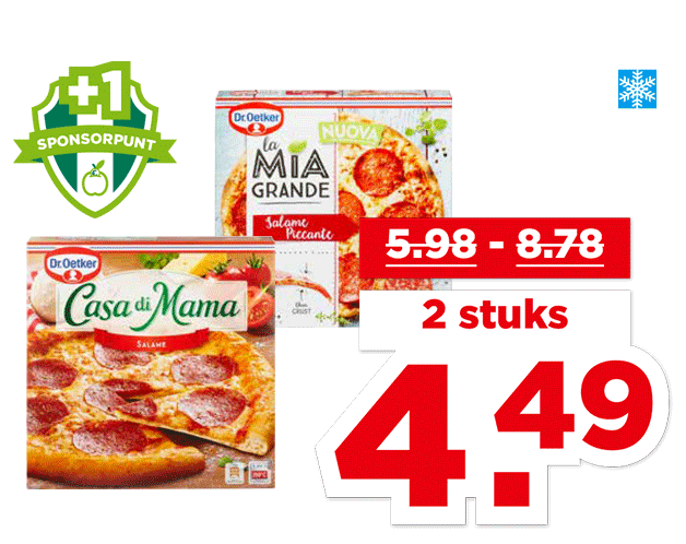 Alle Dr. Oetker Casa di mama of la mia grande pizza | Bekijk aanbieding