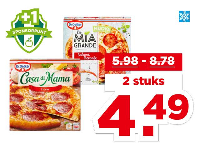 Alle Dr. Oetker Casa di mama of la mia grande pizza | Bekijk aanbieding