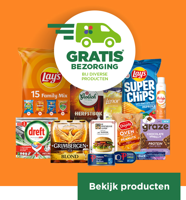 GRATIS bezorging bij diverse producten | Bekijk producten
