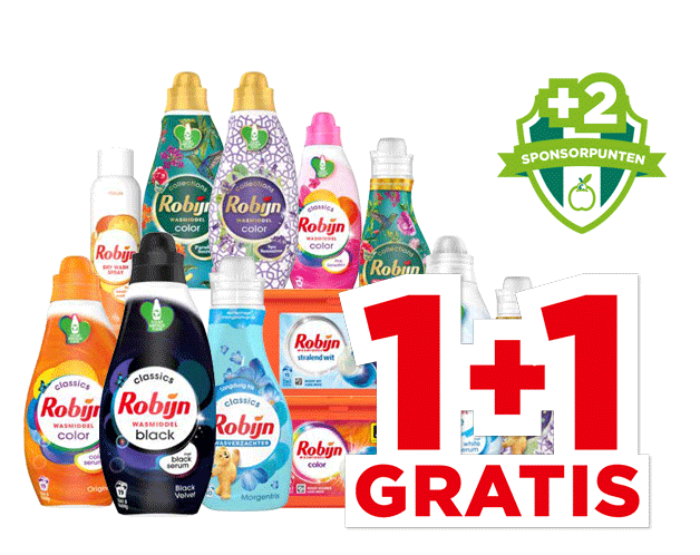 Robijn Wasmiddel, dry wash spray of wasverzachter | Bekijk aanbieding