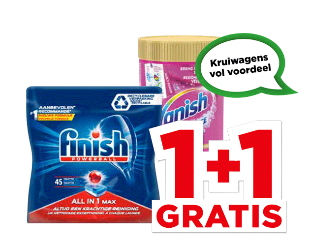 Alle Finish Vaatwastabletten of Vanish | Bekijk aanbieding