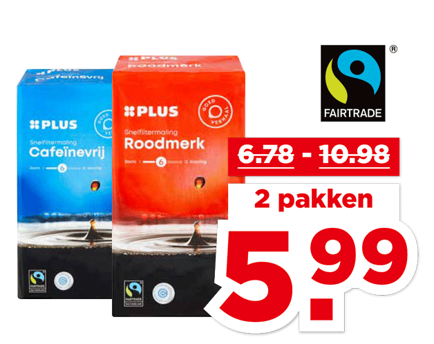 PLUS Snelfilterkoffie | Bekijk aanbieding