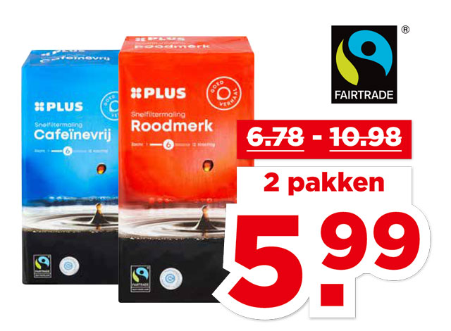 PLUS Snelfilterkoffie | Bekijk aanbieding