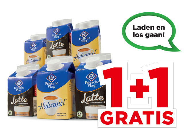 Friesche Vlag Latte of halvamel | Bekijk aanbieding