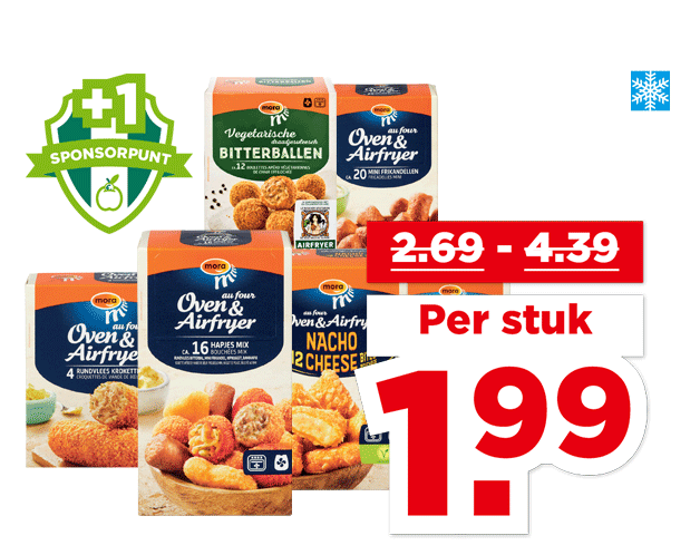 Alle Mora Oven & airfryer snacks | Bekijk aanbieding