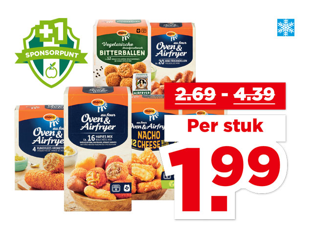 Alle Mora Oven & airfryer snacks | Bekijk aanbieding