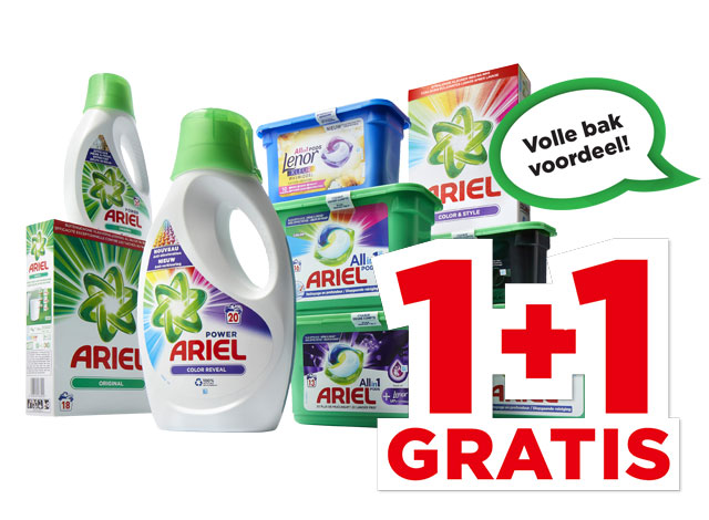 Ariel of Lenor Wasmiddel | Bekijk aanbieding