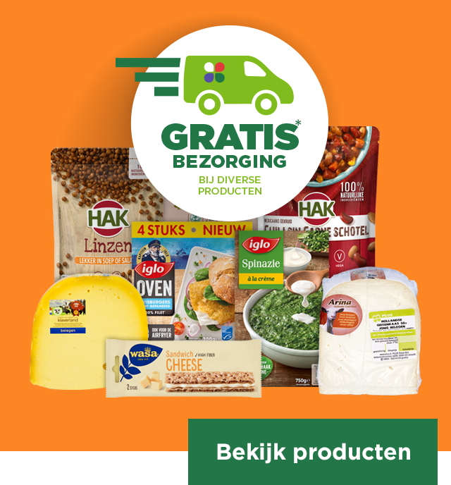 GRATIS bezorging bij diverse producten | Bekijk producten