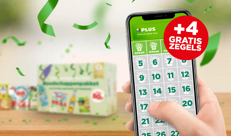 4 gratis zegels! | Spaar sneller