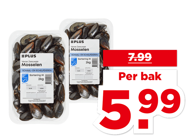 PLUS Oosterschelde mosselen | Bekijk aanbieding