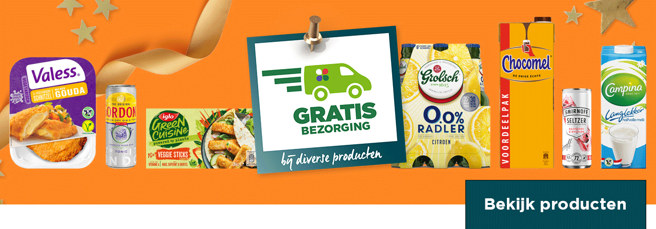 GRATIS bezorging bij diverse producten | Bekijk producten