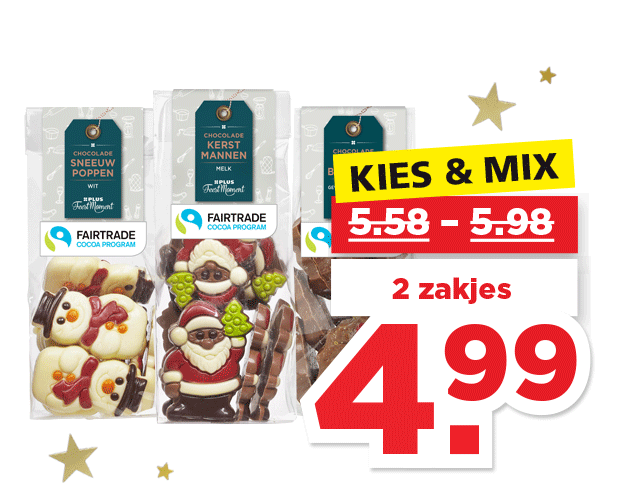 PLUS FeestMoment Kerst chocolade | Bekijk aanbieding